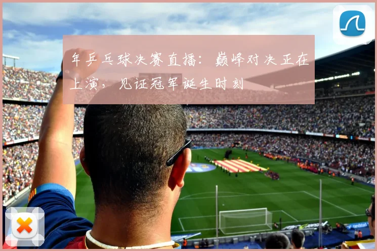 年乒乓球决赛直播：巅峰对决正在上演，见证冠军诞生时刻